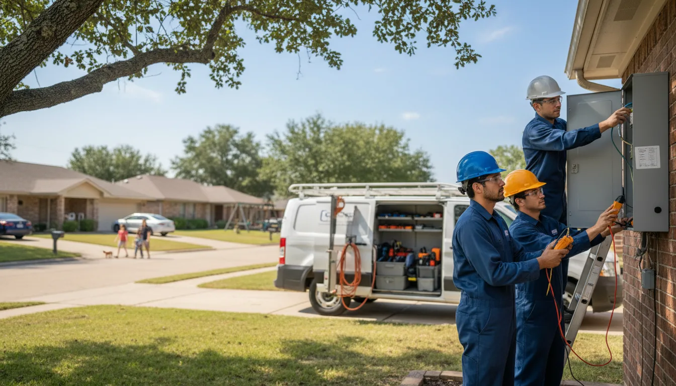 Certified electrician providing emergency electrical services in Adams, WI